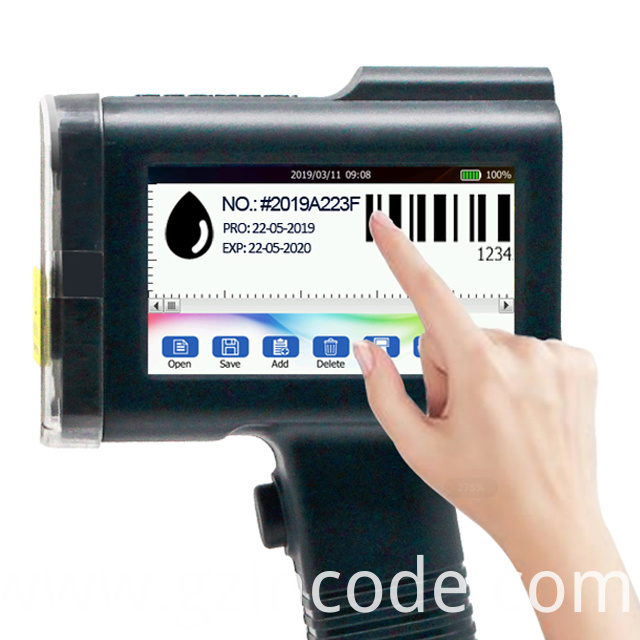 Letvægts termisk inkjetprinter Light Weight Online Thermal Inkjet Printer